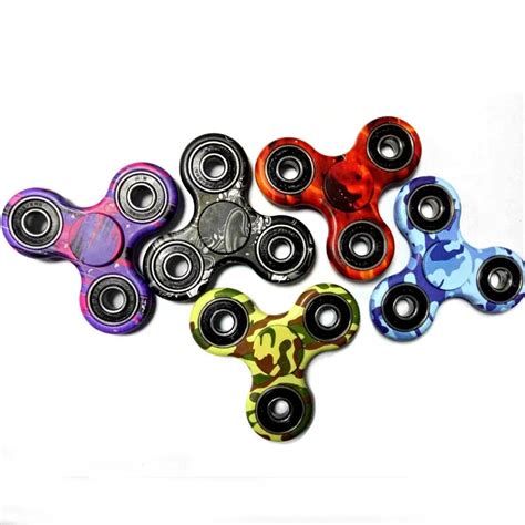 Colorful Hand Spinner Hand Finger Toys Camo Fidget Spinner For Autism