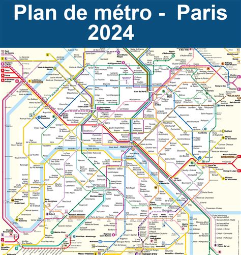 Plan Métro Paris 2024 Nouveau