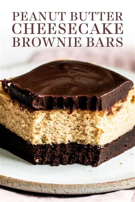 Peanut Butter Cheesecake Brownie Bars Handle The Heat