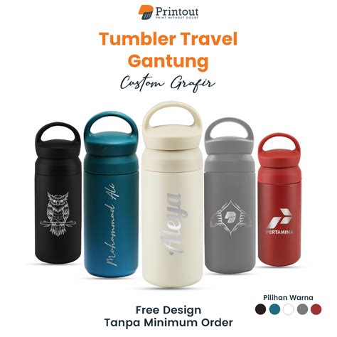 Jual Printout Tumbler Termos Anak Japan Hook Ml Custom Grafir