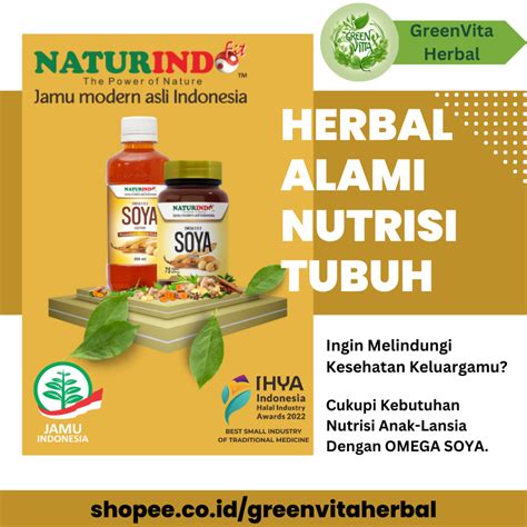 Jual Soya Lecithin Naturindo Nutrisi Protein Omega 3 6 9 Obat Herbal