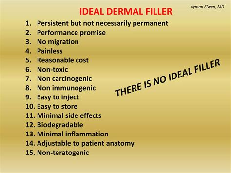 Management of complications of dermal fillers implant | PPT