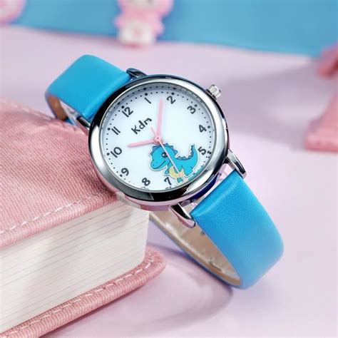 Ensemble de montres pour garçons et enfants en cuir à quartz montre