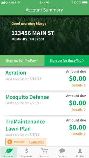 Trugreen Mobile App Trugreen