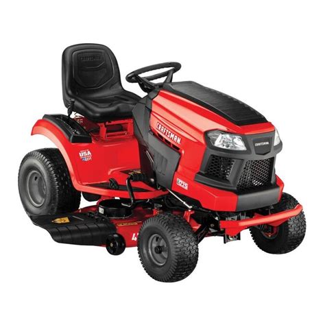 Craftsman E225 42 In Lithium Ion Electric Riding Lawn Mower In The