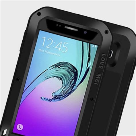 Love Mei Powerful Samsung Galaxy A Protective Case Black