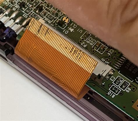 Gameboy Color screen ribbon repair? : r/consolerepair