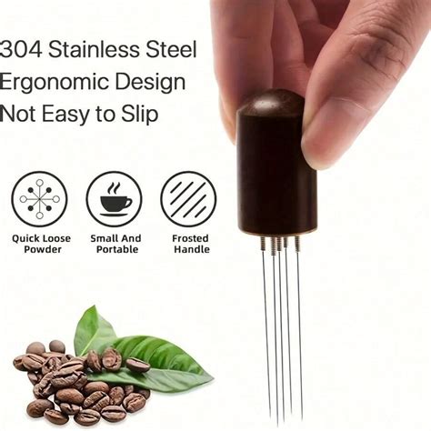 Espresso Coffee Stirrer Distributor Needle Stainless Steel Coffee