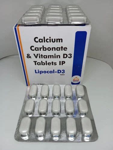 Lipocal D Calcium Carbonate And Vit D Tablets X Blister