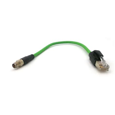 Profinet Cat E M Rj Connection Cable With Shielding For Ethernet