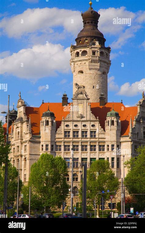 Germany Saxony Leipzig Neues Rathaus New Town Hall Stock Photo Alamy