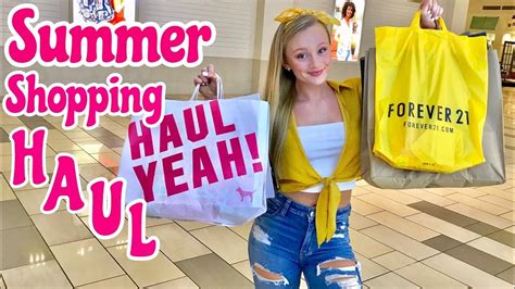 Summer Shopping Spree Haul 2019 With Ella Youtube