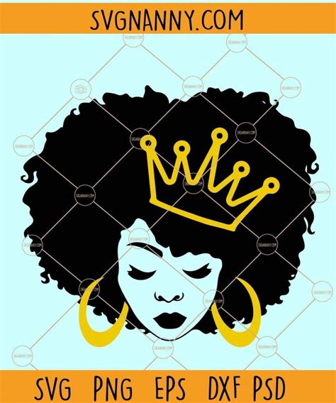 Afro Woman Cap Low Svg Afro Woman Cap Svg Black Woman Svg Black