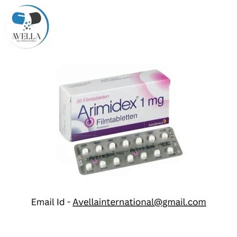 Anastrozole Arimidex Tablet Anastrozole 1mg At Rs 3434 5 Box