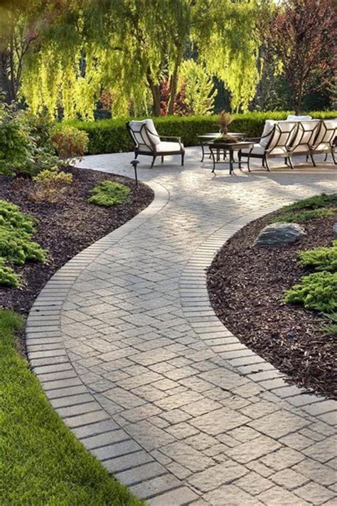 40 Best Brick And Concrete Walkway Designs Ideas 33 Garden Path