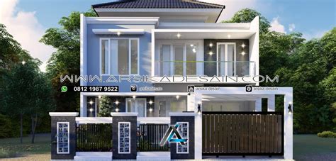 DESAIN RUMAH 10 X 20 METER PEMILIK BAPAK ARI JAKARTA ARSIKA