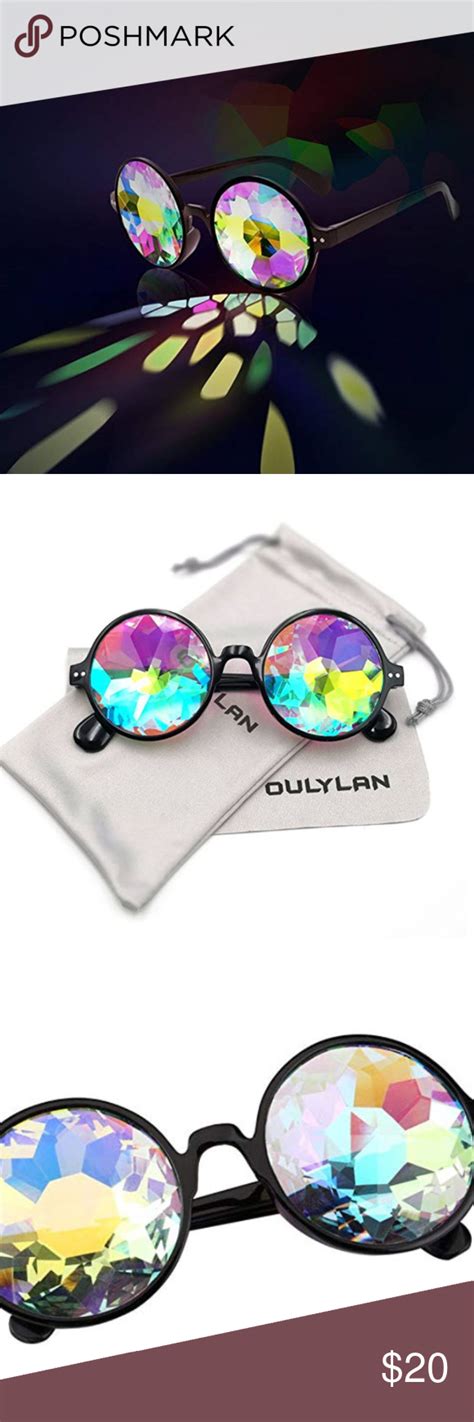 Sunglasses Kaleidoscope Rainbow Prism Glasses Kaleidoscope Glasses Festival Sunglasses Rave