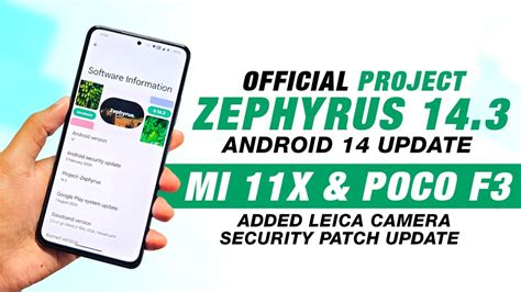 Project Zephyrus 14 3 Stable Official Mi 11X POCO F3 Android 14