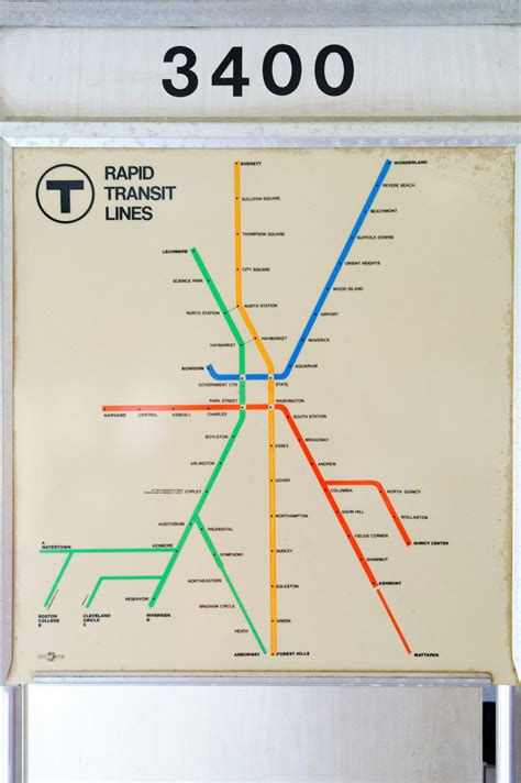 Transit Maps: Historical Map: Boston Rapid Transit Map in Type 6 Mock ...