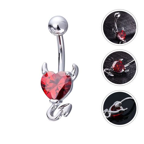 Körperschmuck Piercing Schmuck Zirkon Nabel Rostfreier Stahl eBay