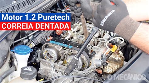 Como trocar a correia dentada do Peugeot Citroën 1 2 Puretech YouTube