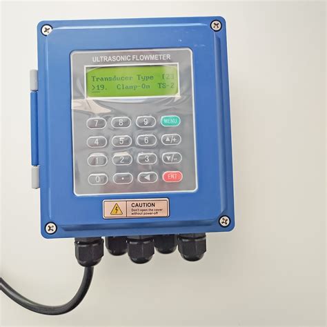 TUF 2000B TS 2 Ultrasonic Water Flow Meter TS2 Sensor DN25 100mm Wall