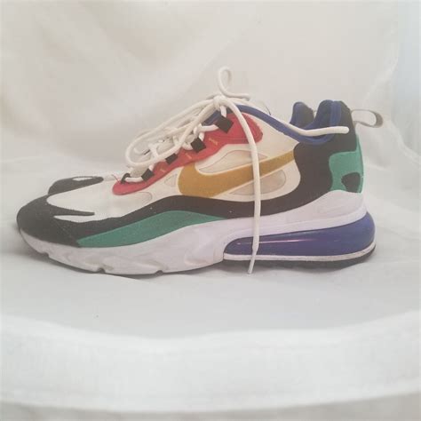 Nike Air Max 270 React Bauhaus Mens Shoes Sz 75 Whi Gem