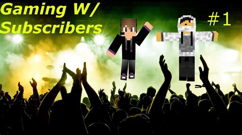 Gaming With Subscribers 1 Minecraft Mineplex MiniGames Madness YouTube