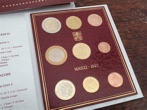 Vatican Year Set 2021 BU With 5 Euro Bi Colour Catawiki