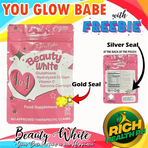 You Glow Babe Beauty White 4 In 1 Capsules Whitening Slimming Shopee