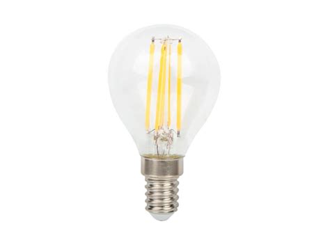 Prolight Led Bollamp Filament E14 4w Dimbaar Warm Wit Hubo