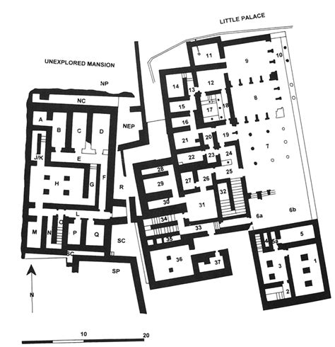 Knossos Palace Map