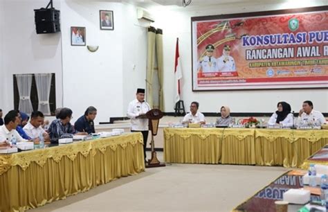 Pemkab Kotim Gelar Konsultasi Publik Rancangan Awal Rkpd