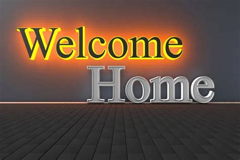 Welcome home animated png logo Stock Photos, Royalty Free Welcome home ...