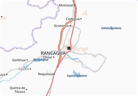 MICHELIN Rancagua map - ViaMichelin