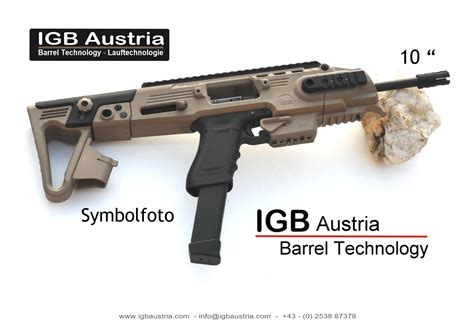 IGB Austria Barreltechnology 10 IGB Tactical Barrel For 9mm Glock 17