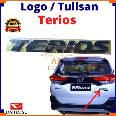 Jual Logo Emblem Tulisan Terios Original Shopee Indonesia