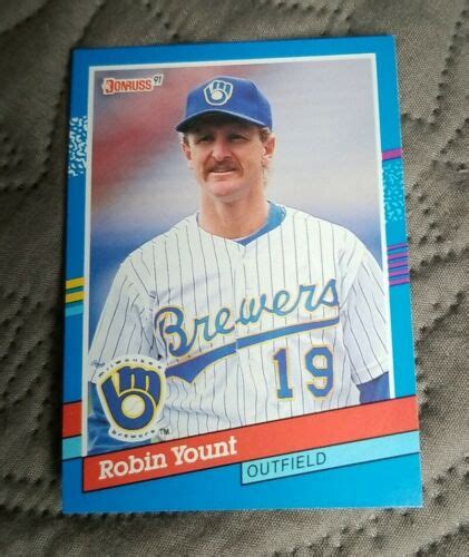 1991 Donruss Milwaukee Brewers Baseball Card 272 Robin Yount EBay