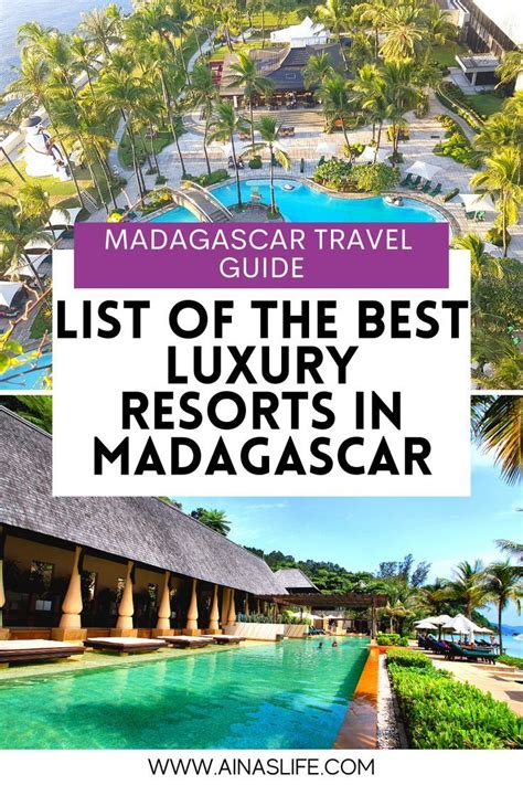 Top Luxury Resorts In Madagascar Madagascar Travel Guide Exotic