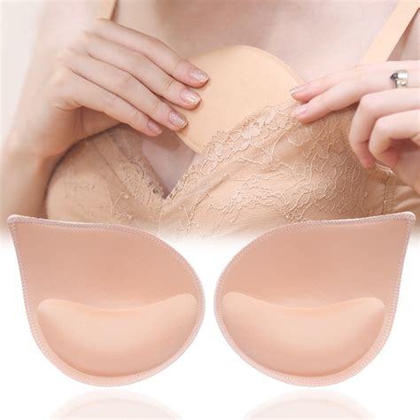 Free Freight Pair D Spong Bra Pads Bikini Chest Cup Push Up Insert