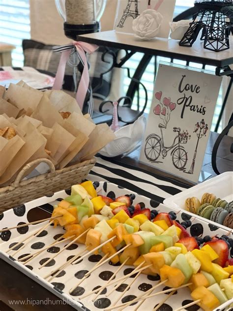 How To Create A Beautiful Paris Theme Birthday Party Hip And Humble Style