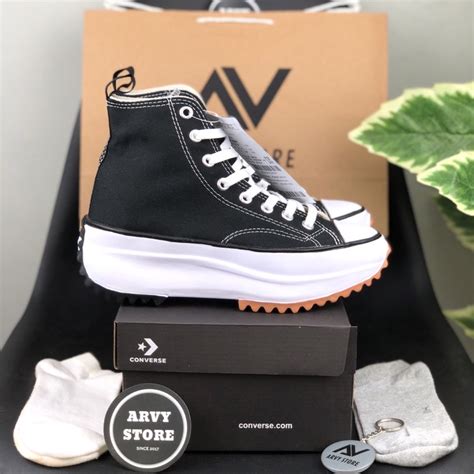 Jual Converse Run Star Hike Jw Anderson Black White Sepatu Sneakers