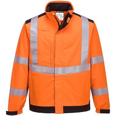 Portwest MV72 Orange Modaflame Multi Norm Arc Softshell Jacket