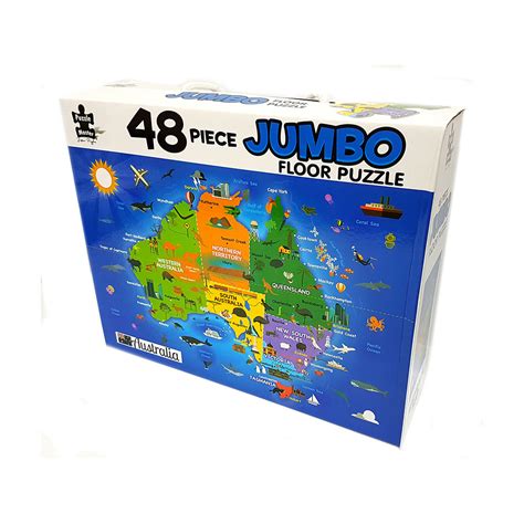 Australia Map Jumbo Floor Puzzle Geographica