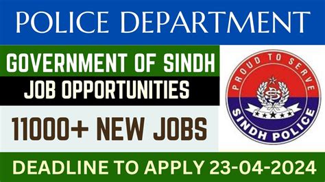 Jobs In Sindh Police Career Opportunities In Sindh Police Jobs