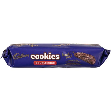 Cadbury Double Choc Cookies 156g Woolworths