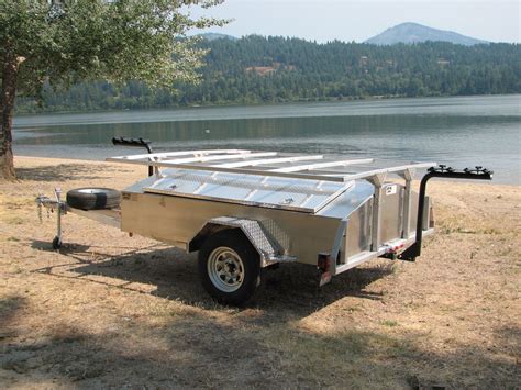 Kayak Trailer Multi Place Aluminum Canoe Kayak Raft Bike And Gear