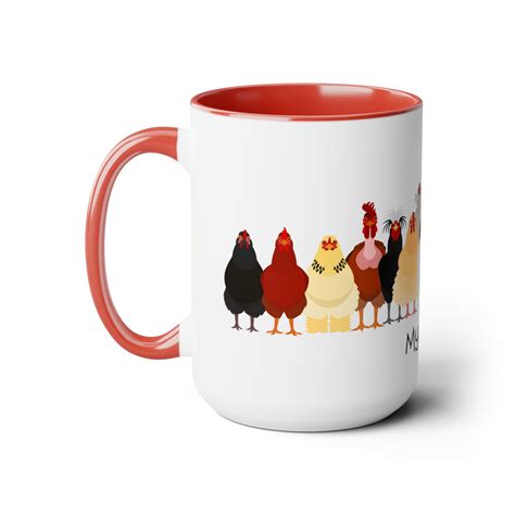 Chicken Coffee Mug Chicken Themed T T For Chicken Mama T For