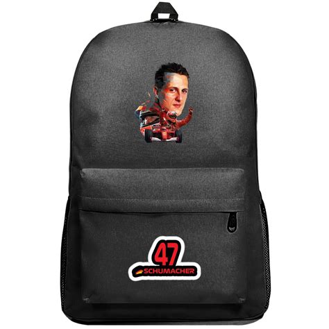 F1 Michael Schumacher Backpack SuperPack Race Poster Shirt Chic