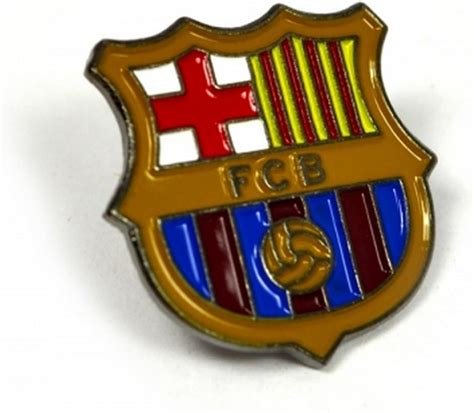 FC Barcelona Official Football Pin Badge (One Size) (Multicoloured ...